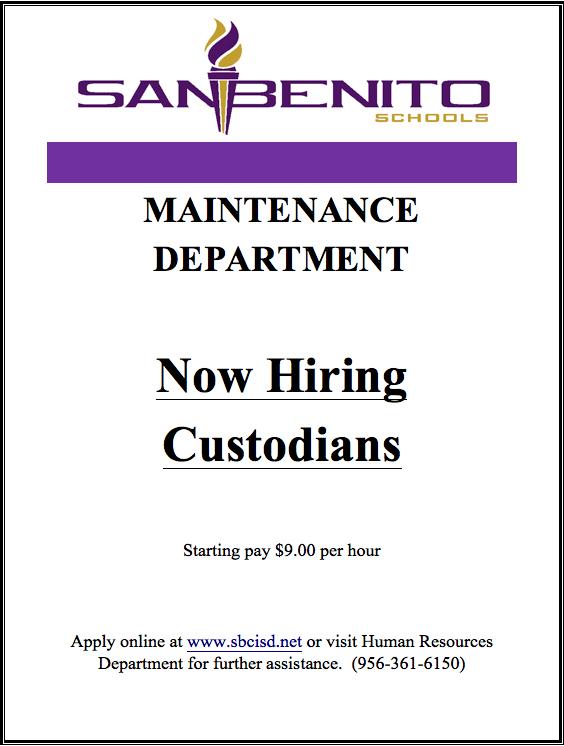 hiring custodians