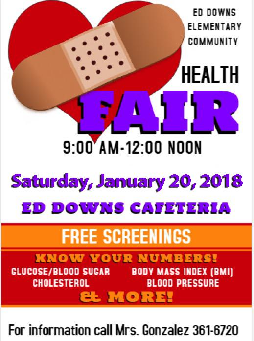 Ed Downs Health Fair
