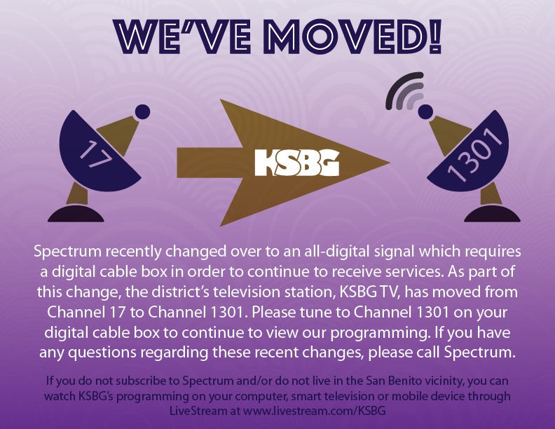 KSBG-TV Moves to new channel
