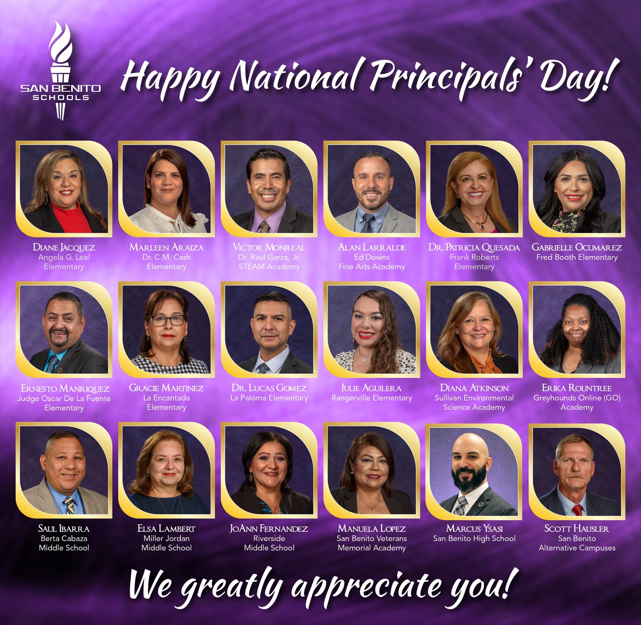 Happy National Principals' Day