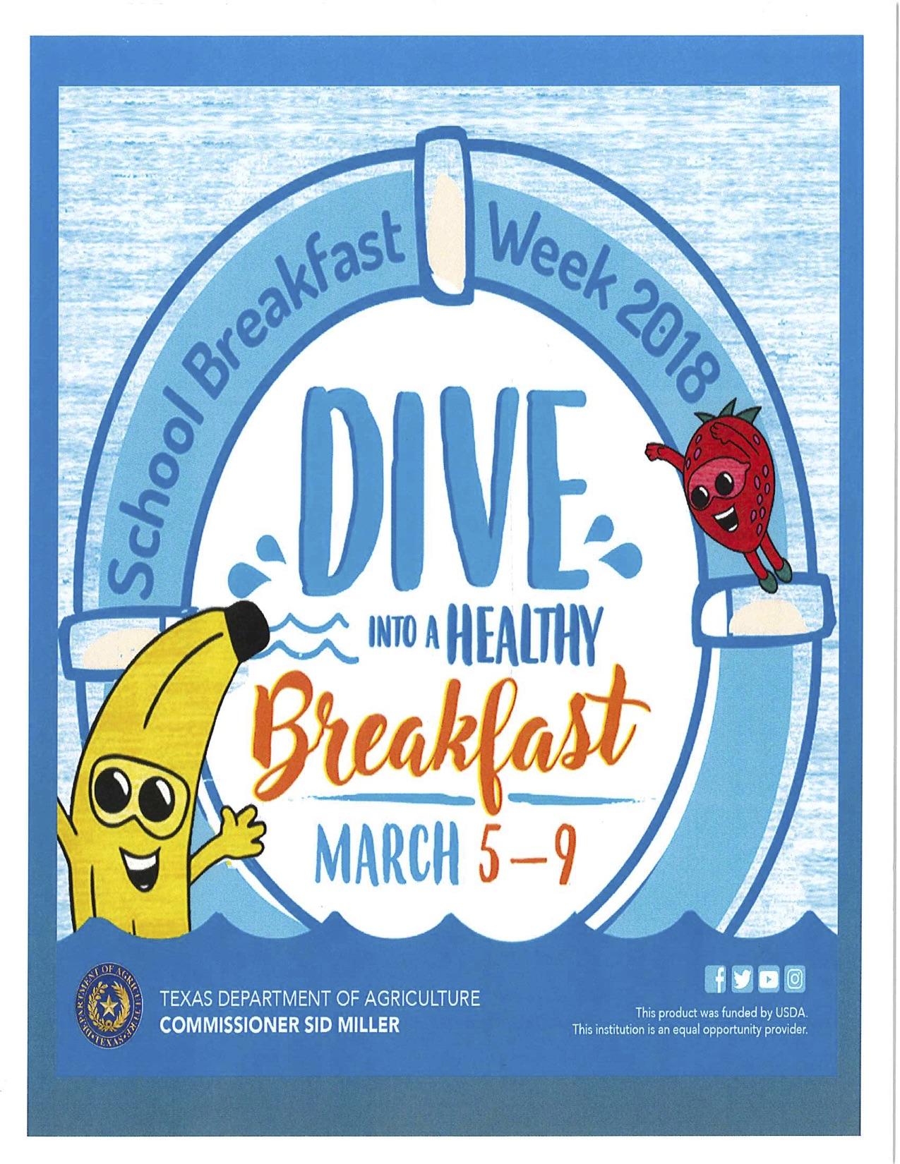 Breakfast Week March 5-9, 2018